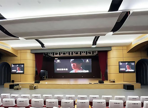 厦门市后田学校报告厅和户外教学楼显示屏项目